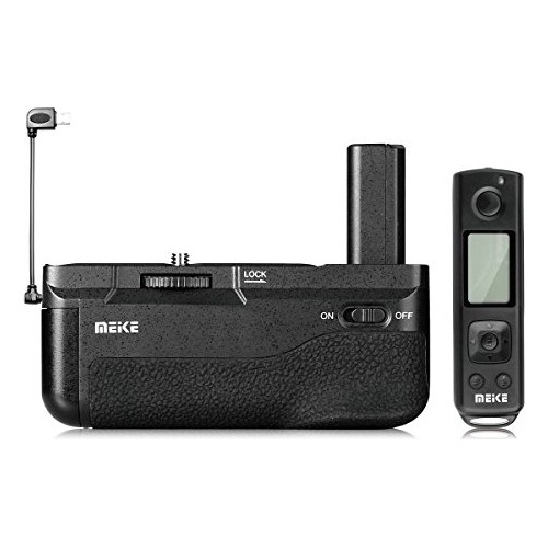 Meike Mk-a6500 Pro Grip De La Batería Control Remoto Incorpo