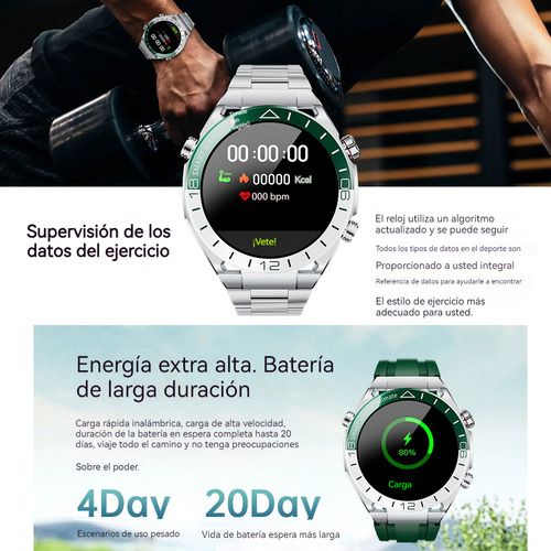 Ssb Nfc Reloj Inteligente Hombre Contestar Llamada