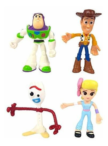 Dinsey Toy Story 4 Flextreme Flexible Figura Conjunto Woody