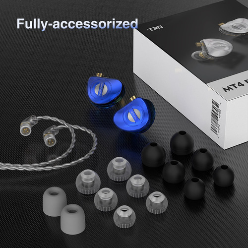 Auriculares Con Cable Trn Mt4 Pro Tipo C Con Micrófono