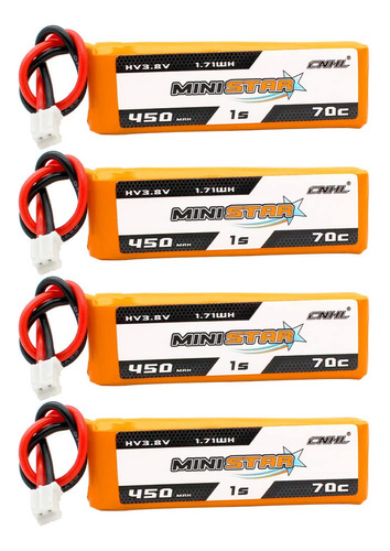 Cnhl Bateria Lipo De 450mah 1s Hv 3.8v 70c Lipo Bateria Con