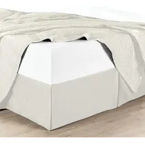 Comprar Elegante Falda De Cama Plisada A Medida, Falda De Cama De Ca