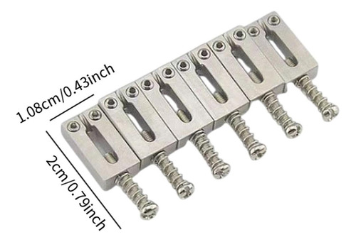 Juego De 6 Puentes Para Guitarra Eléctrica, 10,8 Mm A