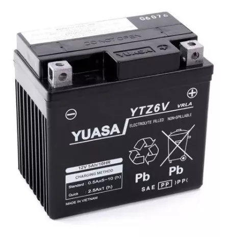 Bateria Equivalente Ytx5l Bs Yuasa Ytz6v 12v 5ah Vzh