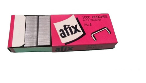 Grampas Abrochadora Caja 1000 Broche Afix 24/6 