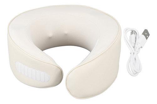 Almohada Térmica Para Cuello, Masaje Musical, 1200 Mah, Rebo