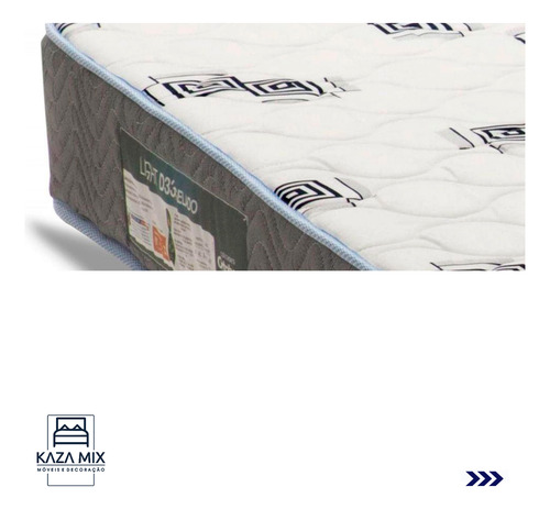 Cama Box Branco E Colchão Light Espuma D33 Queen Ortobom