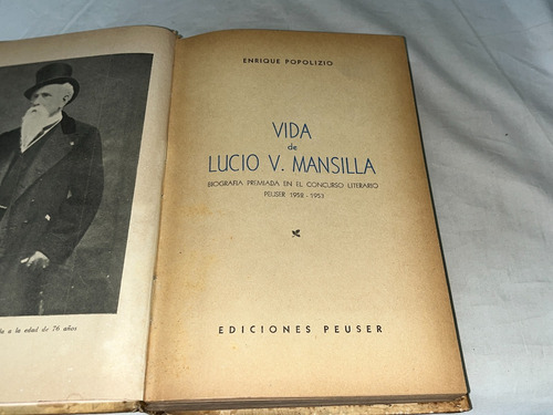 Vida De Lucio V Manislla - Enrique Popolizio - Peuser0