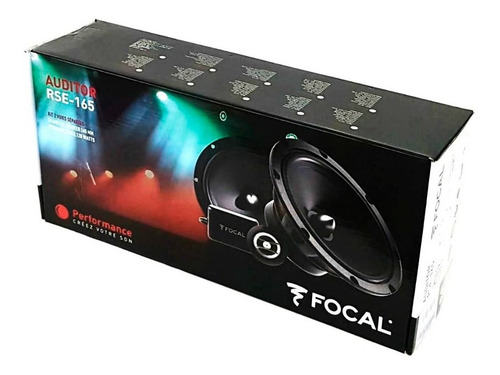 Set De Medios Focal Auditor 6.5 Pulgadas 2 Vias Rse165