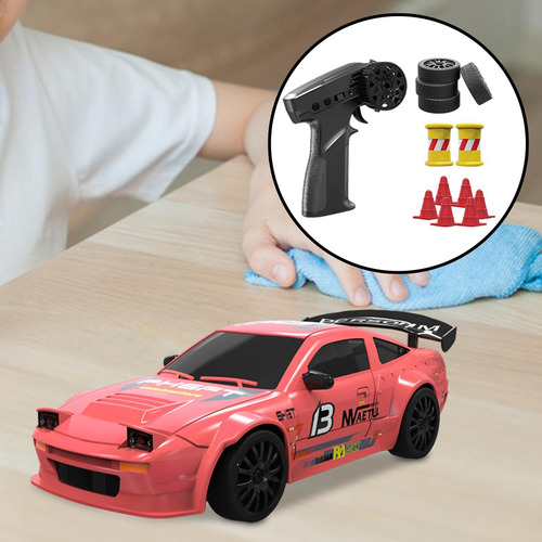 Modelo De Coche De Derrape A Escala 1/24, Coche De Rosa