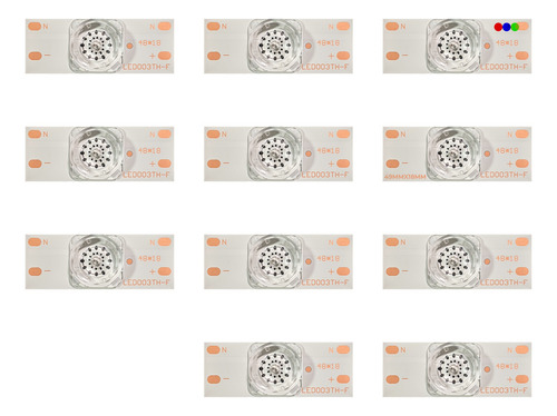 Leds 6v Para Pantallas Smart Tv (24 - 75) - Aluminio, 11 Pza