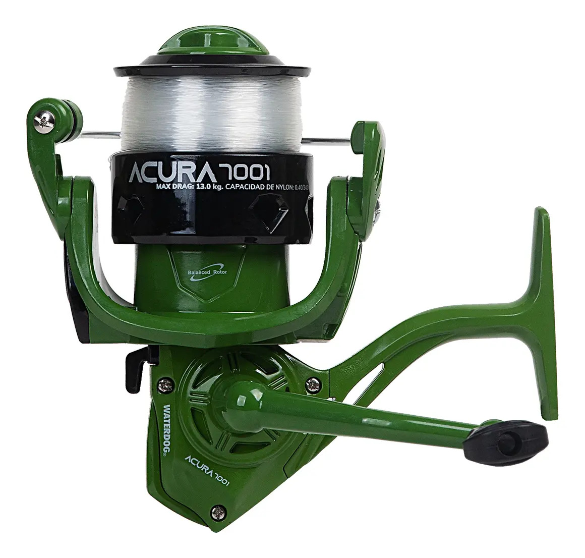 Reel Frontal Waterdog Acura Pesca 1bb Rulemán Blindado 4001 Derecho/izquierdo