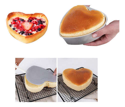 2 Aleación De Aluminio En Forma De Corazón Extraíble