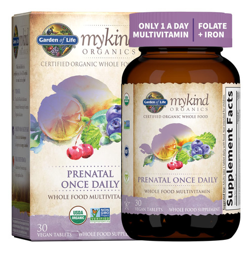 Garden Of Life Mykind Organics - Vitaminas Prenatales - 30 C