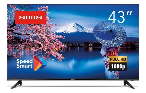 Smart TV AIWA 43” Full HD Borda Ultrafina HDR10 Dolby Áudio AWS-TV