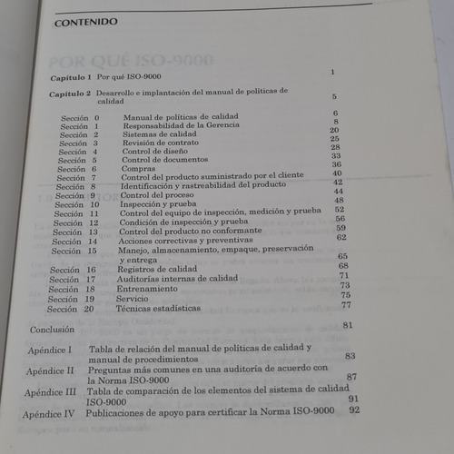 Manual De Aseguramiento De Calidad Iso 9000 Marco Jauregui (Usado)