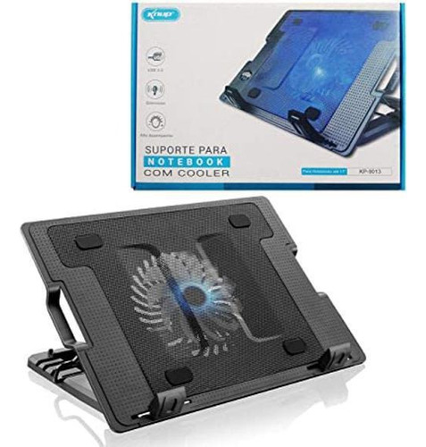 Base Suporte Para Notebook Cooler E Iluminação Kp-9013