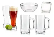 Comprar Juego Para Bar 6 Pz Vidrio Cerveza Botana Crisa Libbey