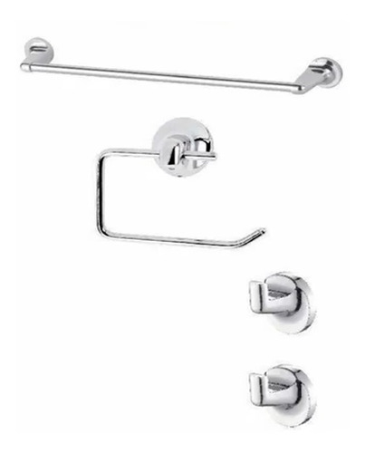 Imagen 2 de 2 de Juego De Accesorios Para Baño Hydros Nova 4 Piezas