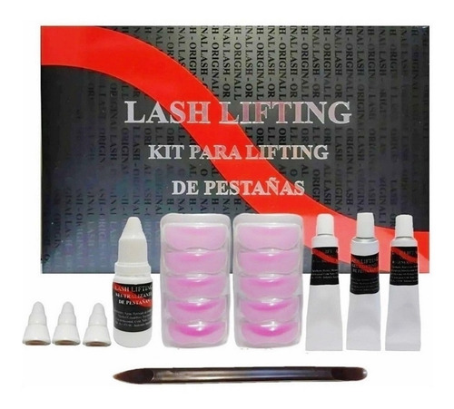 Kit X4 Lash Permanente + Lifting + Tintura Color + Laminado