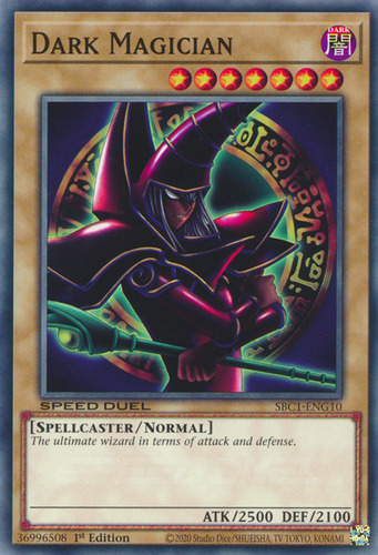 Dark Magician Arkana Mago Oscuro - Comun - Yugioh!