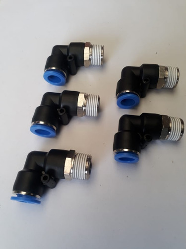 Kit De 10 Conexiones Codo De 10mm A 1/4