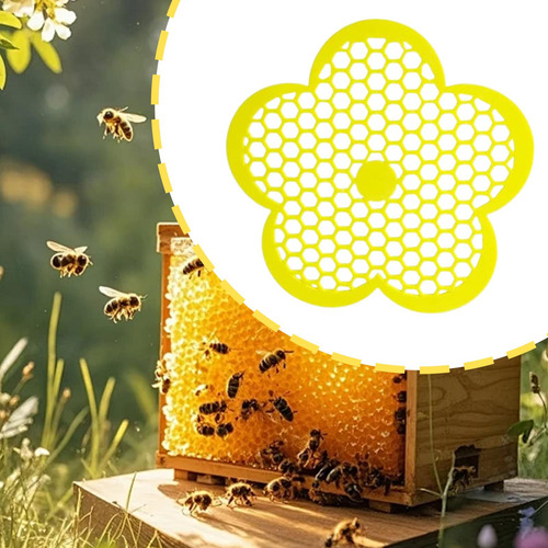 Float Bee Island Waterer Para Polinizadores Sedientos Baño