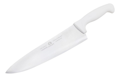 Cuchillo Para Chef Profesional De 10 Pulgadas Acero Inox Color Blanco