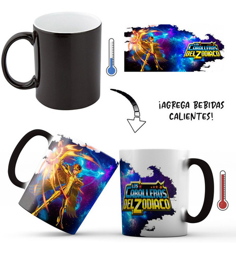 Mug Pocillo Mágico Los Caballeros Del Zodiaco 038