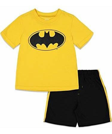 Dc Comics Batman Superman - Conjunto De Camiseta Y Pantalone