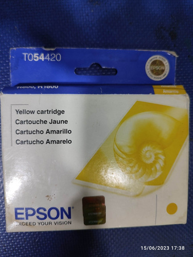 Cartucho Tinta Epson Stylus Amarillo R1800 R800 T054420 Cs