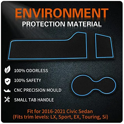 Accesorios Asgohme Fit Para Honda Civic 2016-2021 (sedán), R