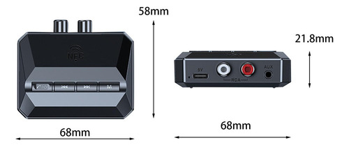 Adaptador De Audio Inalámbrico, Transmisor Y Receptor Inalám