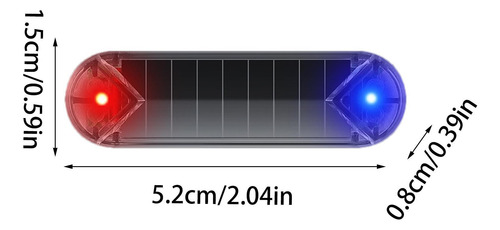 Luces Solares Antirrobo Para Coche Luz De Advertencia Solar