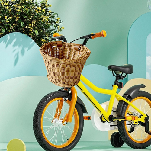 Cesta De Bicicleta Infantil Removível Para Guidão