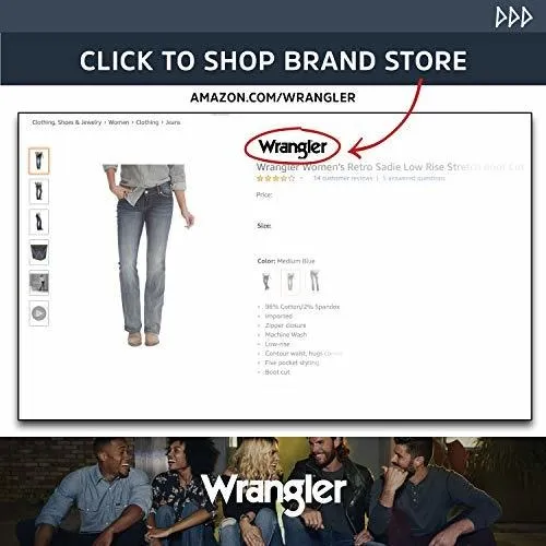Wrangler - Pantalón De Mezclilla Para Mujer, Fit Tallado De