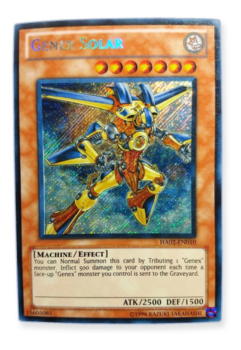 Yugi-oh! Genex Solar Ha02-en010 Secret