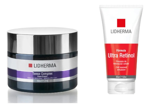 Kit Tense Complex Face Cream +  Ultra Retinol  Lidherma