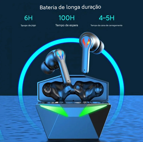 Auriculares inalámbricos Itblue Gamer compatibles con iPhone. Color: negro, color claro, Bluetooth