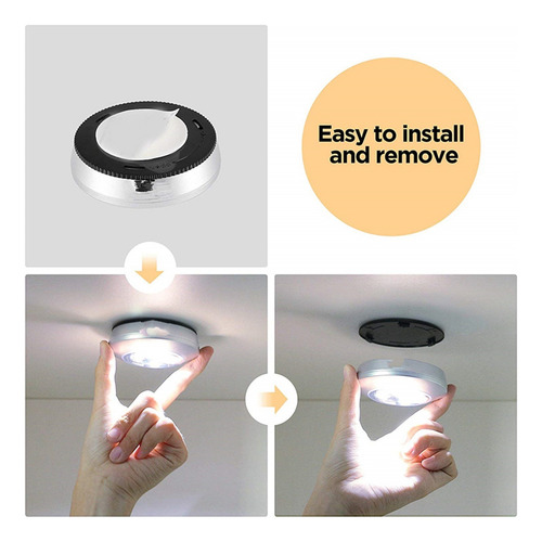 Paquete De 5 Lámparas Led Inalámbricas Para Grifos Nocturnos