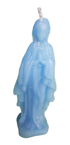 Vela Forma De Imagen Virgen De Lourdes