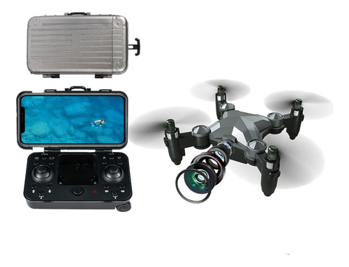 Dron De Control Remoto V Hd Wifi Fpv Con Forma De Equipaje C