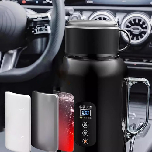 Hervidor De Agua Eléctrico Para Coche De 1400 Ml, Sin Base