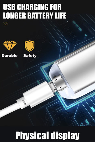2 Luz Led Para Interior De Autos Recargable Usb Magnético