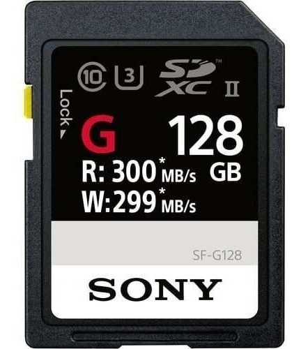 Cartão Sdxc 128gb Sony Uhs-ii U3 Série G 300mb/s(classe10)to