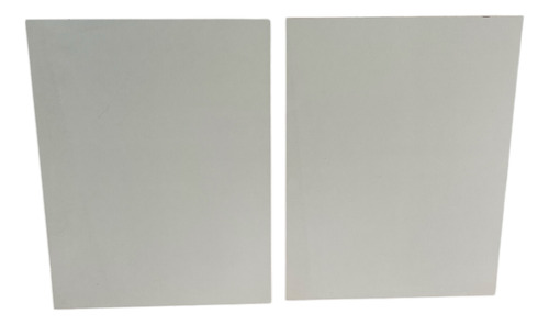 2 Cortes Melamina Mdf 18 Mm Faplac Blanco 30x39.5 Cm.