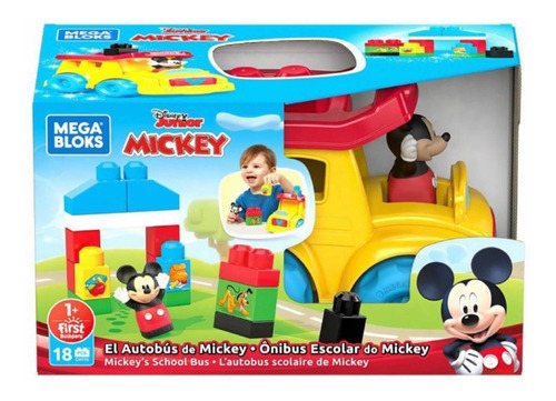 Mega Block Vehiculo De Disney El Autobus De Mickey