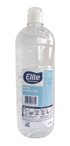 Alcohol En Gel Individual 1 Litro Elite Professional