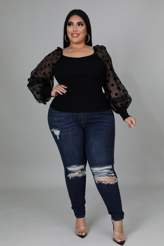 Blusas Talla Plus, Gorditas, Mujer, Moda