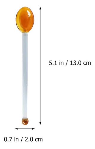 Cuchara De Cristal Para Sal Doméstica, 4 Unidades